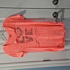 Roxy top color pink size xl